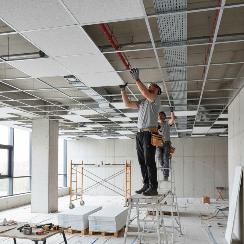 Ceiling Tile Installation