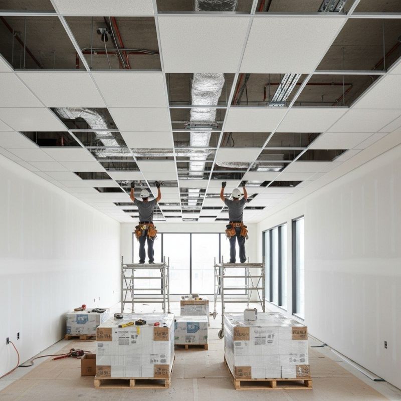 Ceiling Tile Installation