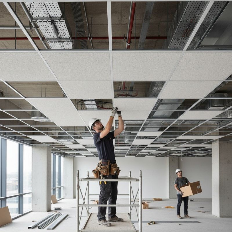 Ceiling Tile Installation